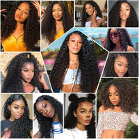 12A Brazilian Wet and Wavy Bundles Virgin Human Hair Weave 4 Bundle Deals Afro Kinky Curly Hair Extension Cheveux Humain Bundles - SAKLIC