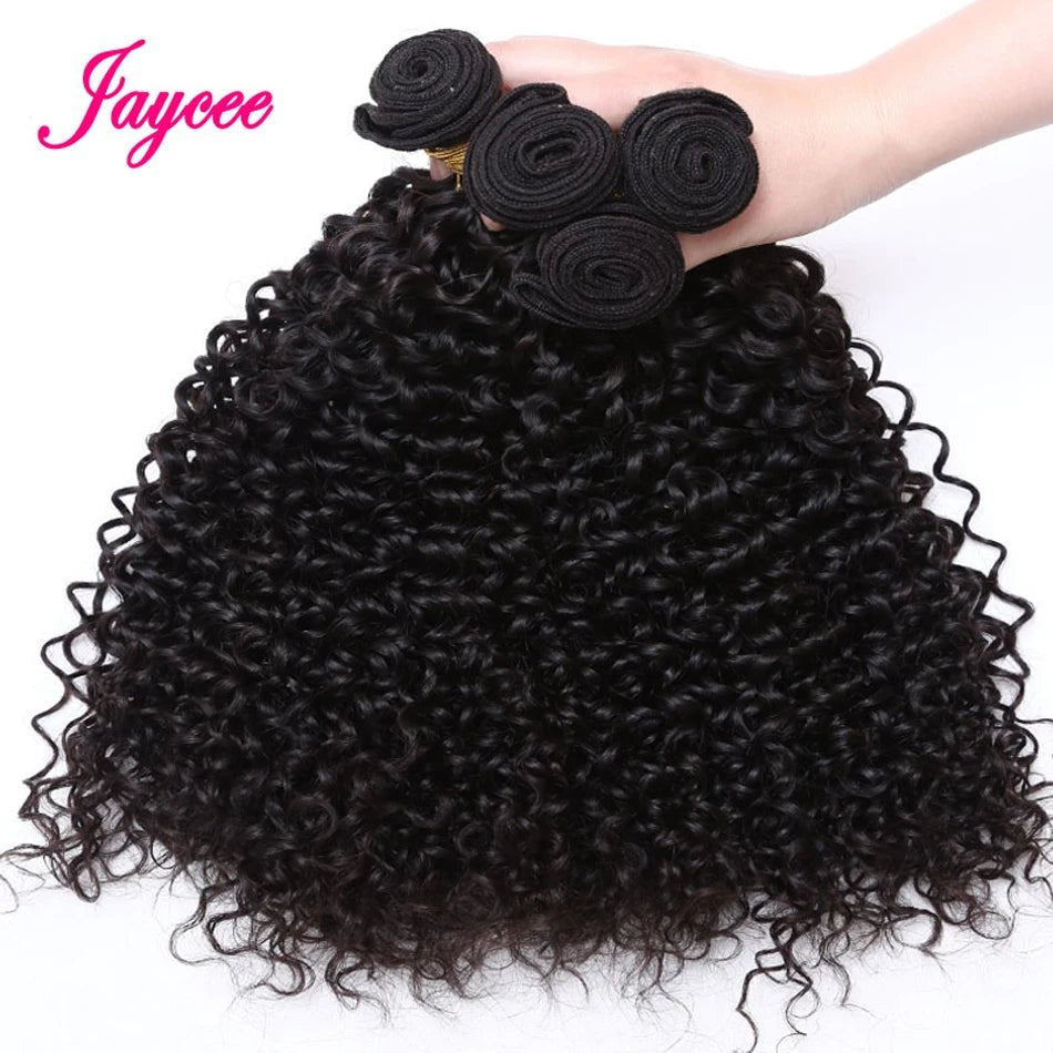 12A Mongolian Kinky Curly Hair Extension 1/3 Bundles Deal Human Hair Weave Tissage Cheveux Humain Hair Extension Free Shipping - SAKLIC