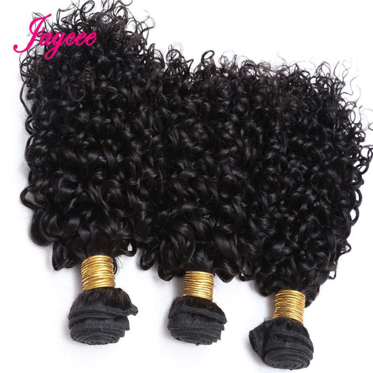 12A Mongolian Kinky Curly Hair Extension 1/3 Bundles Deal Human Hair Weave Tissage Cheveux Humain Hair Extension Free Shipping - SAKLIC