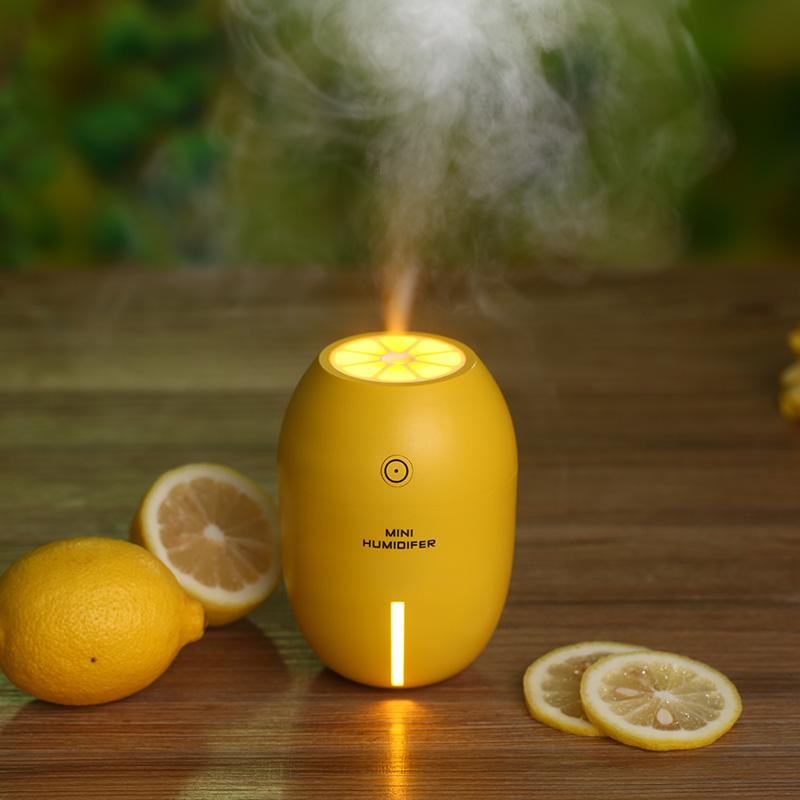 180ml Air Humidfier USB Air Purifier Freshener with LED Lamp Aromatherapy Diffuser Mist Maker for Home Auto Mini Car Humidifiers - SAKLIC