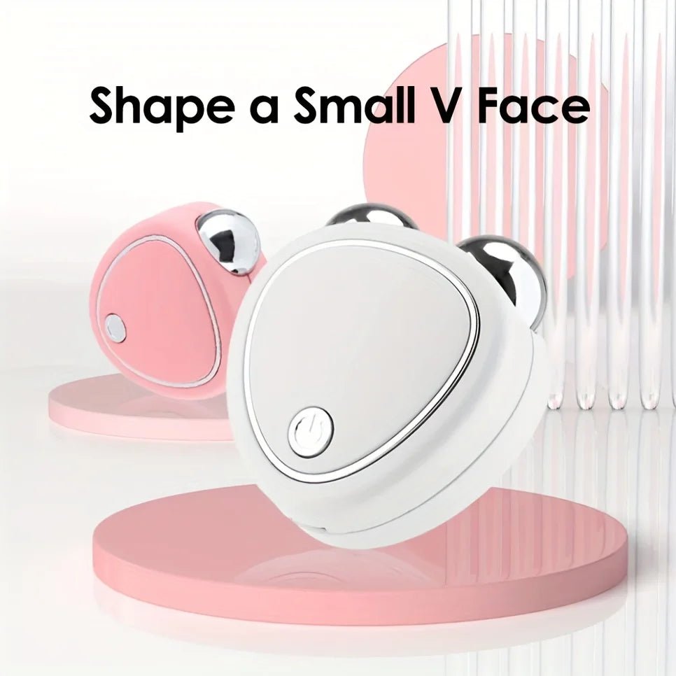 1pc Facial Device - Facial Carving Tool, 3D Facial Massage Roller, Facial Massage Machine To Instantly Care Your Skin And Achiev - SAKLIC