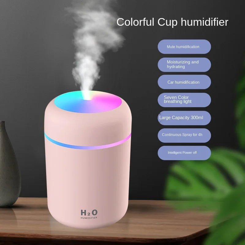 2021 Home Small USB Diffuser Humidifiers Mini Nebulizer Aromatherapy Car Essential Oil Aroma Diffusers - SAKLIC