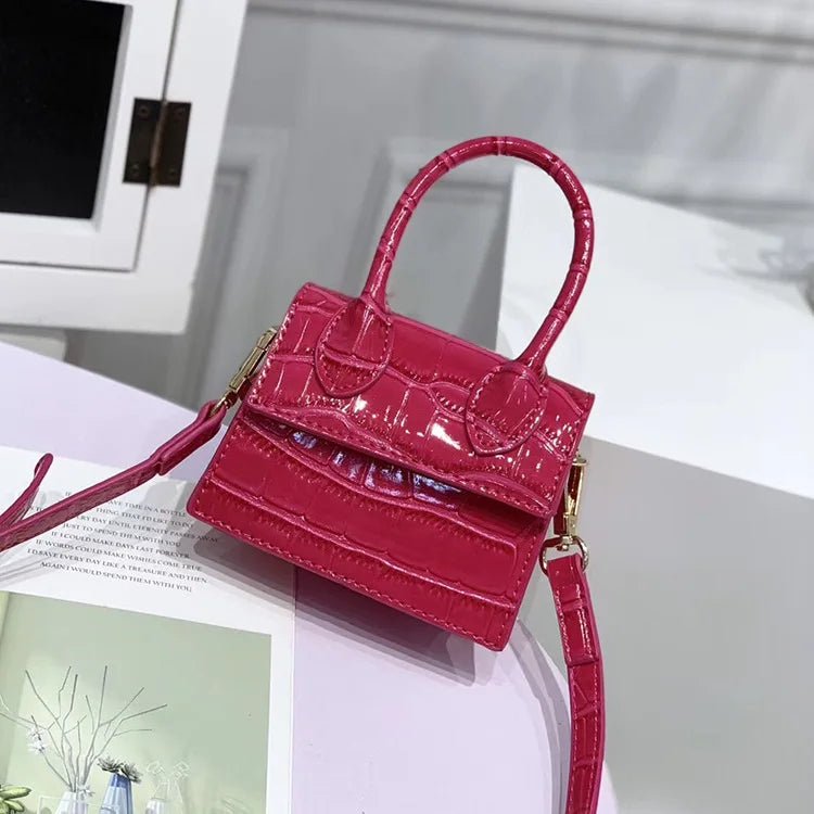 2024 Luxury Mini Women Patent Leather Handbags Ladies Small Shoulder Crossbody Hand Bags Purses and Handbags for Women Bags PU - SAKLIC