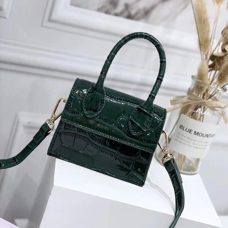 2024 Luxury Mini Women Patent Leather Handbags Ladies Small Shoulder Crossbody Hand Bags Purses and Handbags for Women Bags PU - SAKLIC