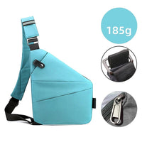 2024 New Anti Theft Travel Bags Nylon Slim Sling Bags Crossbody Chest Bags for Men Women - SAKLIC