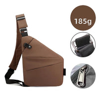 2024 New Anti Theft Travel Bags Nylon Slim Sling Bags Crossbody Chest Bags for Men Women - SAKLIC