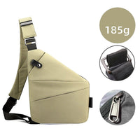 2024 New Anti Theft Travel Bags Nylon Slim Sling Bags Crossbody Chest Bags for Men Women - SAKLIC