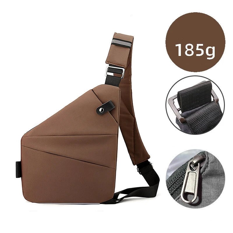 2024 New Anti Theft Travel Bags Nylon Slim Sling Bags Crossbody Chest Bags for Men Women - SAKLIC