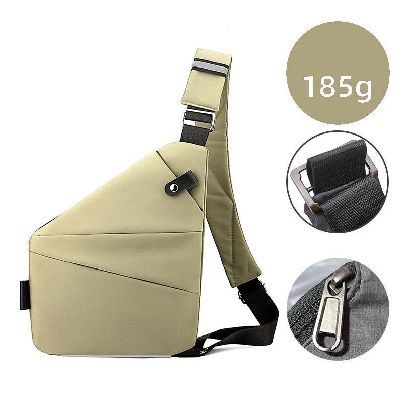 2024 New Anti Theft Travel Bags Nylon Slim Sling Bags Crossbody Chest Bags for Men Women - SAKLIC