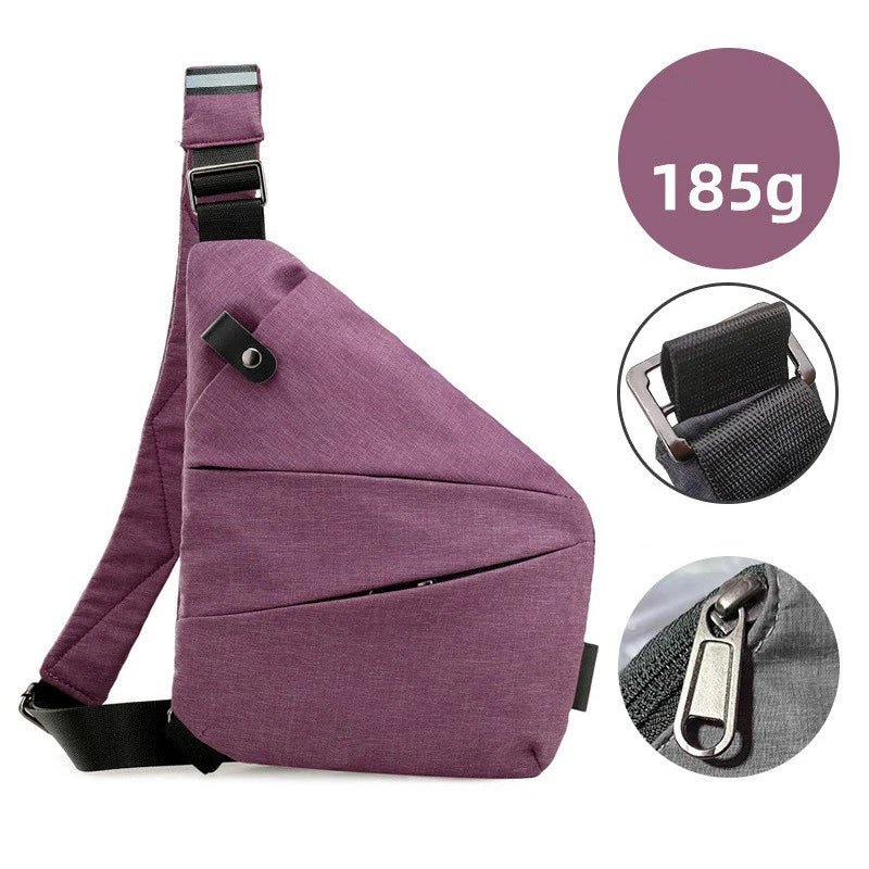 2024 New Anti Theft Travel Bags Nylon Slim Sling Bags Crossbody Chest Bags for Men Women - SAKLIC