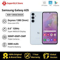 2024 New Samsung Galaxy A35 5G Smartphone 128GB/256GB Exynos 1380 Android 14 OS 6.6in 120Hz Super AMOLED Display 5000mAh Battery - SAKLIC