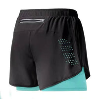 2024 Running Shorts Sportswear 2 in 1 Training Short Pant Summer Double - deck Beach Homme Jogging Clothing Gym Sport Shorts Men - SAKLIC