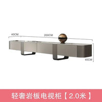 2024 Stock Metal Pedestal Tv Stand Cabinet Modern Simple Living Room Tv Stand Cabinet Luxury Wood Tv Sets - SAKLIC