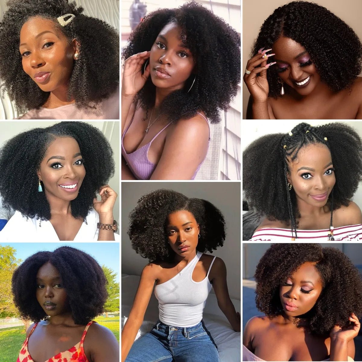 220% Density Afro Kinky Curly Lace Front Human Hair Wigs 4x4 13x4 13x6 Lace Frontal Perruque Cheveux Humain Curly 26” 28” 30” - SAKLIC