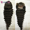 Loose deep transparent 13x4 lace front wig