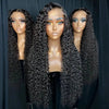 Water wave transparent 13x4 lace front wig