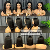 13x4 transparent lace frontal bob wig