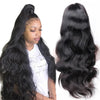 Body wave transparent 13x4 lace front wig