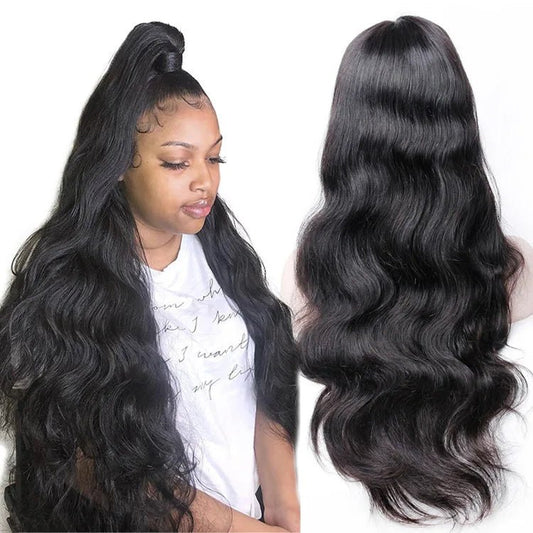 30 32 34 36 38 40 50 inch Human Hair Lace Front Wigs For Black Women Straight Deep Wave Kinky Curly Virgin Raw Indian Hair Wigs - SAKLIC