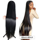 30 32 34 36 38 40 50 inch Human Hair Lace Front Wigs For Black Women Straight Deep Wave Kinky Curly Virgin Raw Indian Hair Wigs - SAKLIC