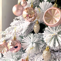 Christmas decoration 6cm electroplated ball plastic ball special-shaped painted Christmas ball gift Christmas tree pendant