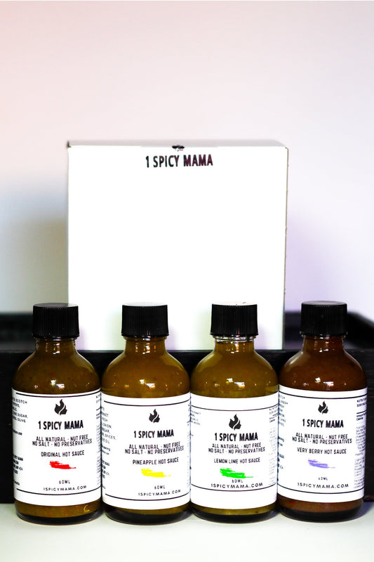 4 Sauce Sampler Gift Box - Perfect Gift for Hot Sauce Lovers - SAKLIC