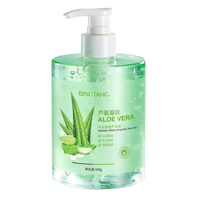 500g Large Bottle Moisturizing Aloe Gel Used All Over The Body Soften Skin Fade Acne Marks Repair Face Care Skin Care Products - SAKLIC