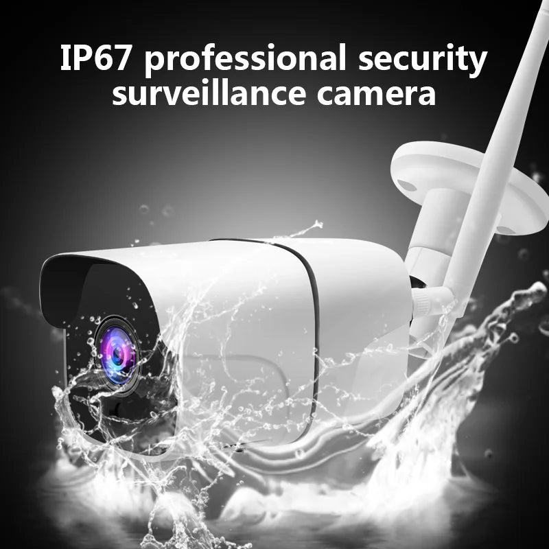 ICsee HD 5MP Wifi IP Camera ONVIF 1080P Wireless Wired CCTV Bullet Camera Outdoor Two Way Audio TF Card Slot Max 64G IR 20m P2P