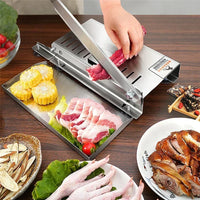 Home Kitchen Manual Frozen Meat Slicer Bone Cutting Tool Stainless Steel Minced Lamb Bone Meat Cutter Chicken Duck Fish Cutting