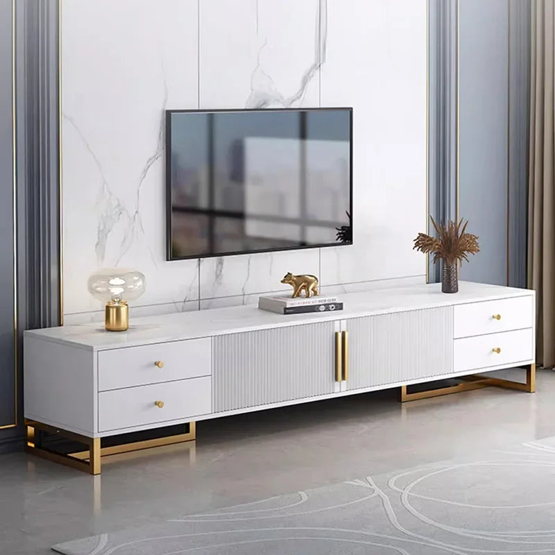 Tiroirs de rangement Meuble TV Cabinet Salon Bois Meuble TV Moderne Luxe Suporte