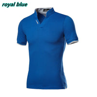 Men Cotton Polo Shirt Tops Fashion Brand Plus Size Short Sleeve Polo Shirt Homme