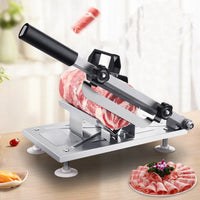 Commercial Frozen Meat Slicer Bone Cutting Tool Stainless Steel Minced Lamb Bone Meat Cutter Chicken Duck Fish Manual Cutting