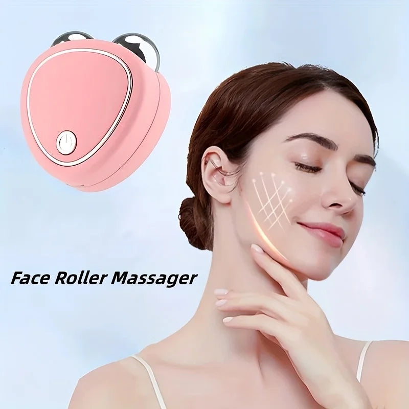 1pc Appareil Facial - Outil de Sculpture Faciale, Rouleau de Massage Facial 3D, Machine de Massage Facial Pour Prendre Soin Instantanément de Votre Peau et Atteindre