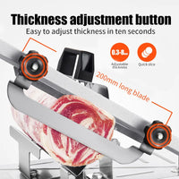 Commercial Frozen Meat Slicer Bone Cutting Tool Stainless Steel Minced Lamb Bone Meat Cutter Chicken Duck Fish Manual Cutting