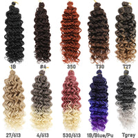 TOMO Hawaii Ocean Wave Crochet Cheveux Naturel Noir Ocean Wave Tresses Cheveux Synthetic Crochet Tressage Extensions De Cheveux