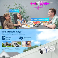 BESDER 1080P IP Camera Wifi Xmeye P2P Audio Motion Detect Security Camera With SD Card Remote Viewing Bullet Outdoor ICSee IPC