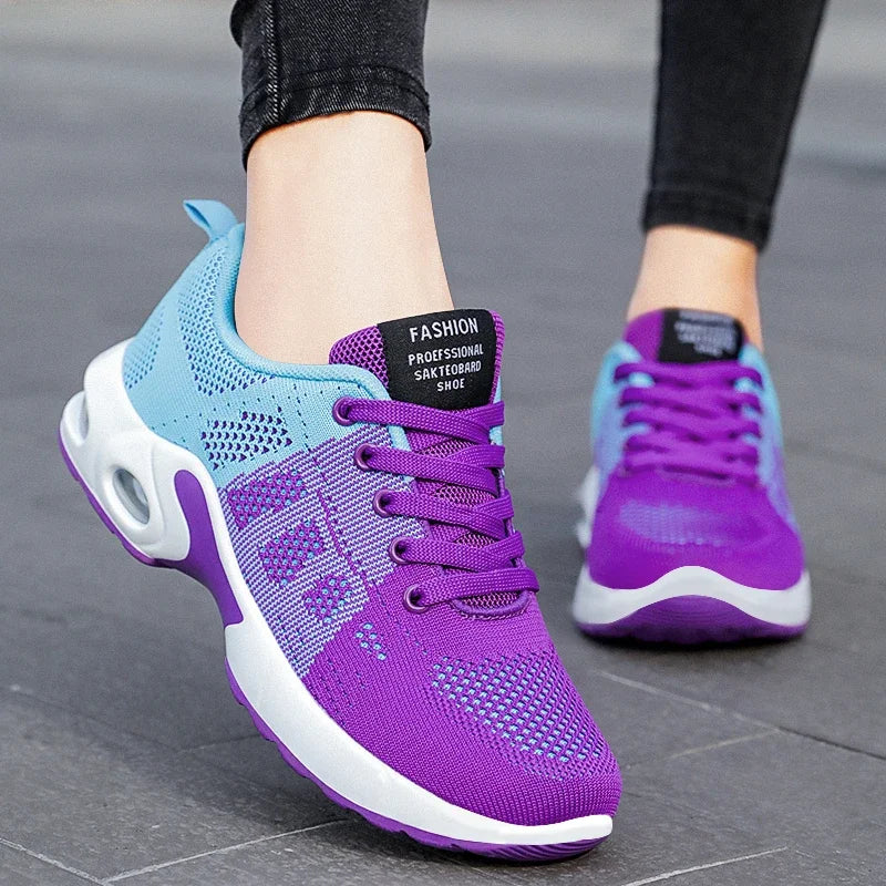 Women Running Shoes Breathable Casual Shoes Woman Outdoor Light Weight Sports Shoes Casual Walking Platform Sneakers for Wamen