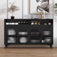 Storage Audio Nordic Living Room Cabinets Cosmetic Wooden Coffee Tea Display Cabinet Side Garage Vitrine Salon Furniture YR50LC