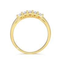 Atacado Anel de Ouro 18k 750 100% Real com Certificado Joias de Moissanite K Ouro Europeu para Mulheres Presente de Casamento de Luxo de Verão