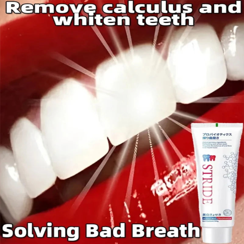 Dental Tartar Removal Toothpaste Anti-Bad Breath Prevention Periodontitis Anti-Yellow Whitening Mouth Fresh Care Products