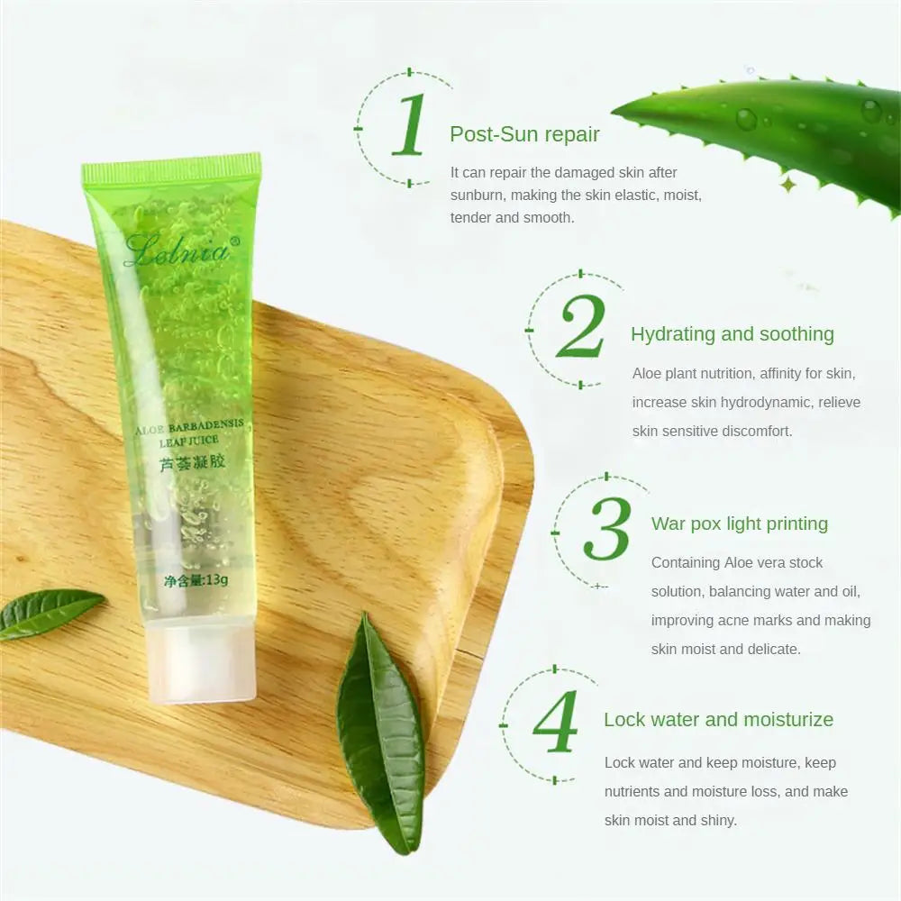 Gel naturel hydratant 13g Gel hydratant pour la peau Gel d'aloe vera naturel