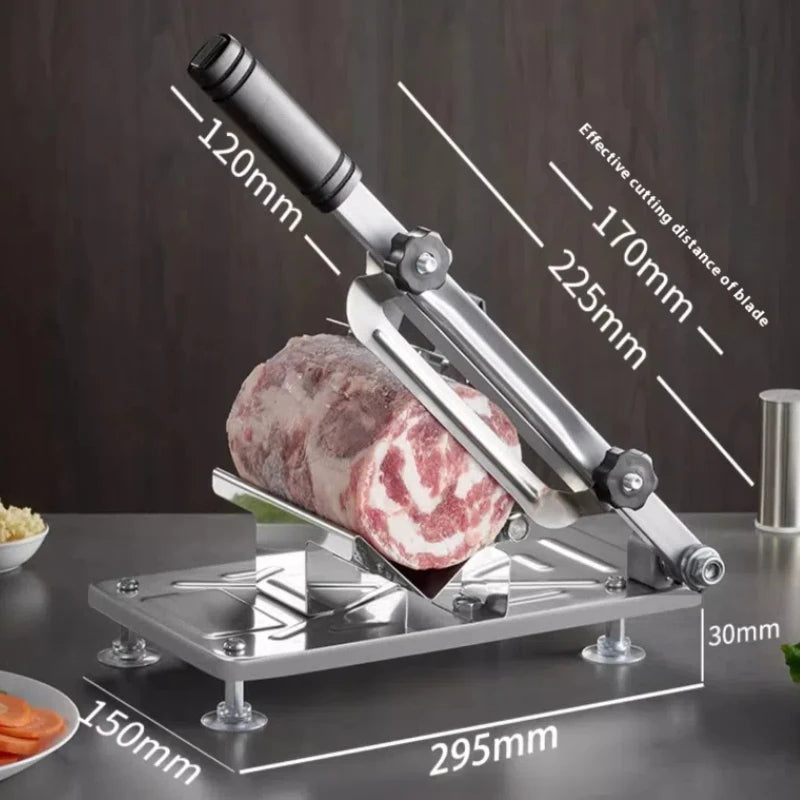 GIANXI Pork Belly Vegetable Slicer Frozen Meat Processor Cutting Machine Mutton Rolls Cutter Fruit Easy Slicer Kitchen Accessory