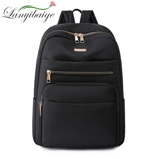 Multifunctional Large Capacity Backpack Fashion Ladies Anti-theft Travel Back Pack High Quality Nylon Waterproof School Bags Sac