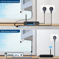 BESDER Caméra IP 1080P Wifi Xmeye P2P Audio Détection de Mouvement Caméra de Sécurité avec Carte SD Vision à Distance Bullet Extérieur ICSee IPC