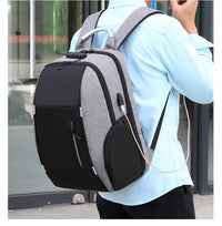 Sac à dos pour hommes de haute qualité, sac à dos urbain pour homme, sac à dos imperméable pour ordinateur portable à grande capacité, sac anti-vol avec port USB pour homme