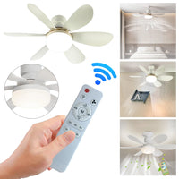 LED 30/40W Ceiling Fan Light E26/E27 Screw Head LED Fan Light Three Color Dimming For Living Room Study Home Use 85-265V