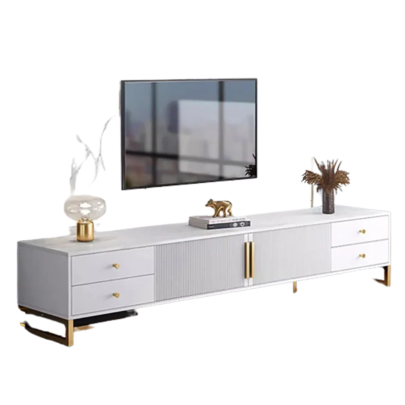 Tiroirs de rangement Meuble TV Cabinet Salon Bois Meuble TV Moderne Luxe Suporte