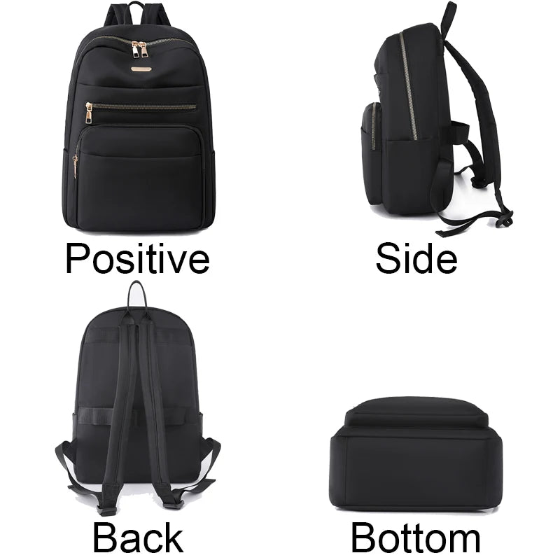 Multifunctional Large Capacity Backpack Fashion Ladies Anti-theft Travel Back Pack High Quality Nylon Waterproof School Bags Sac