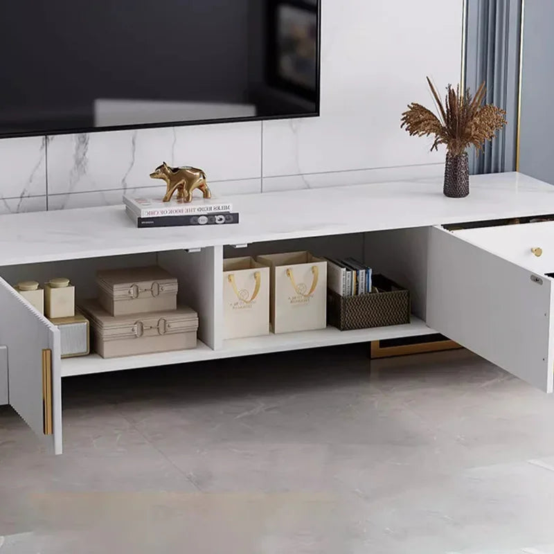 Tiroirs de rangement Meuble TV Cabinet Salon Bois Meuble TV Moderne Luxe Suporte