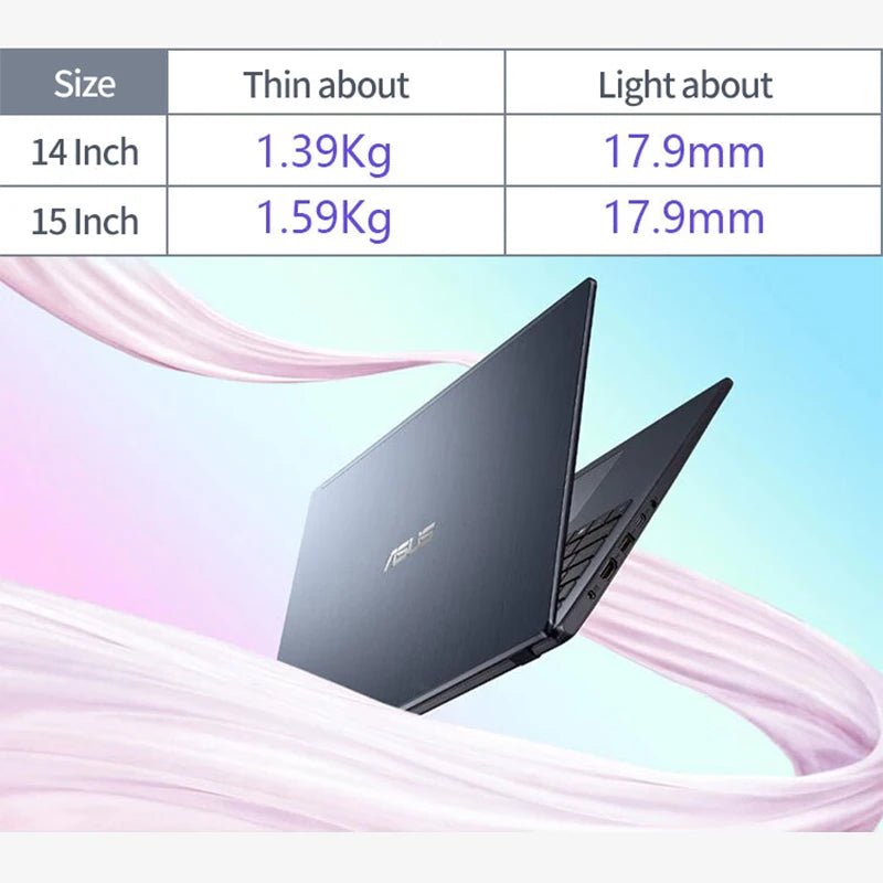 ASUS Wanshi Office Laptop Intel Pentium N6000/Intel Celeron N4120 8G RAM 256G SSD 14Inch Business Notebook Gaming Computer - SAKLIC